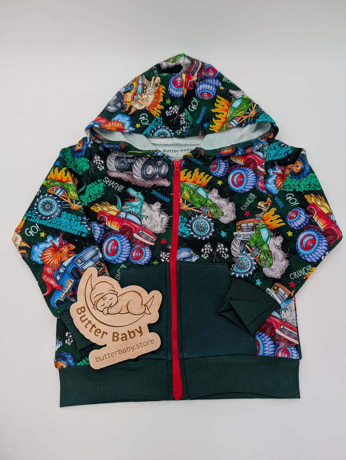 Dino Trucks full zip hoodie