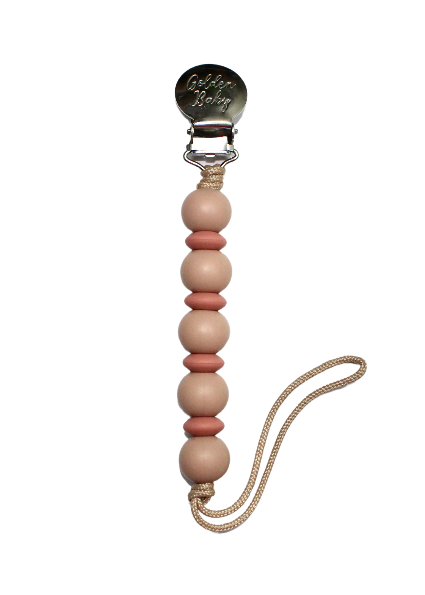 Lauren Clip // Desert Tan & Dusty Rose