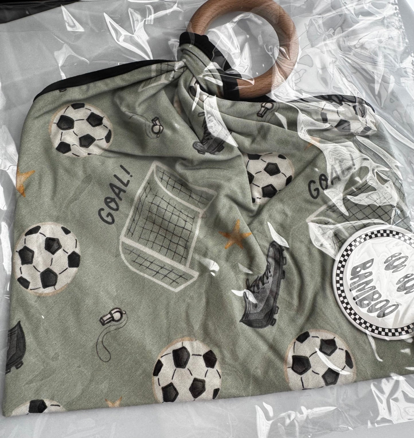 Shoot Your Shot Oversized Wooden Ring Lovey