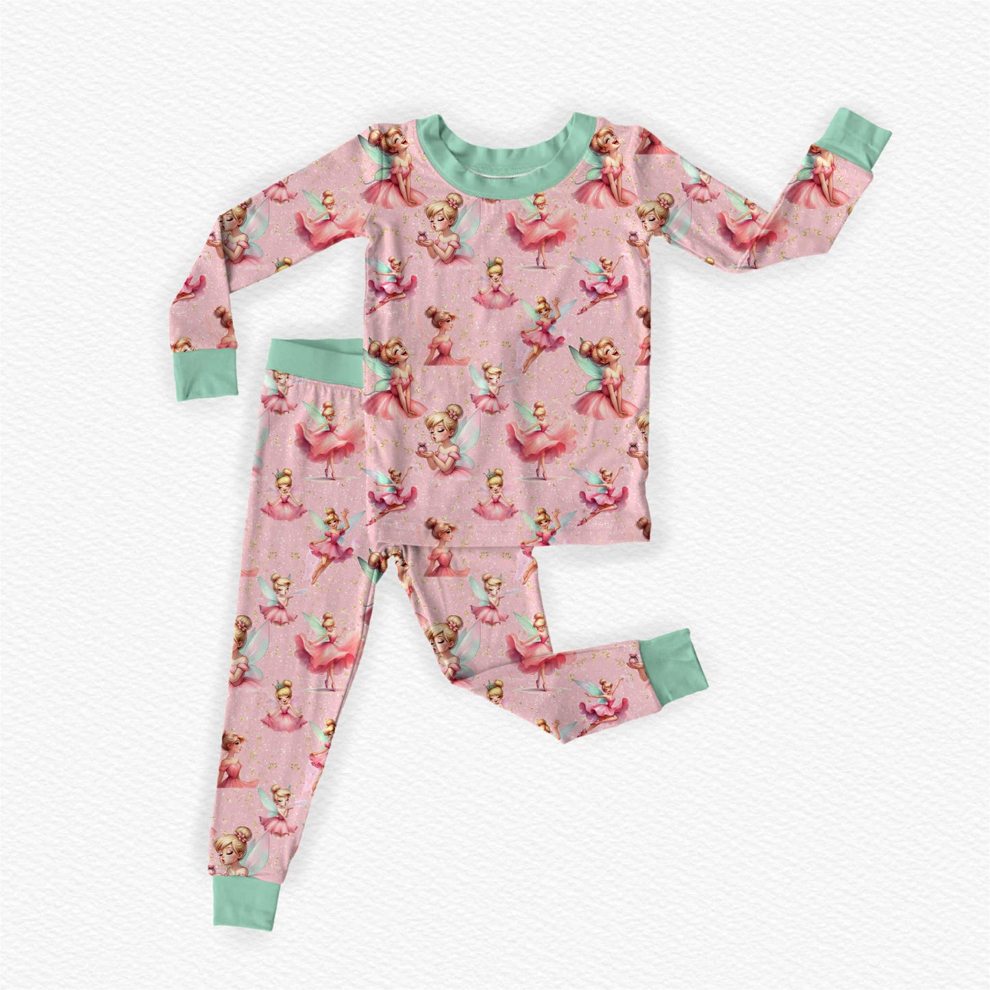 Pretty in Pink 2 Piece Pajamas