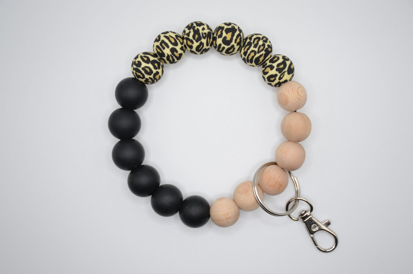 Leopard Block Wristlet