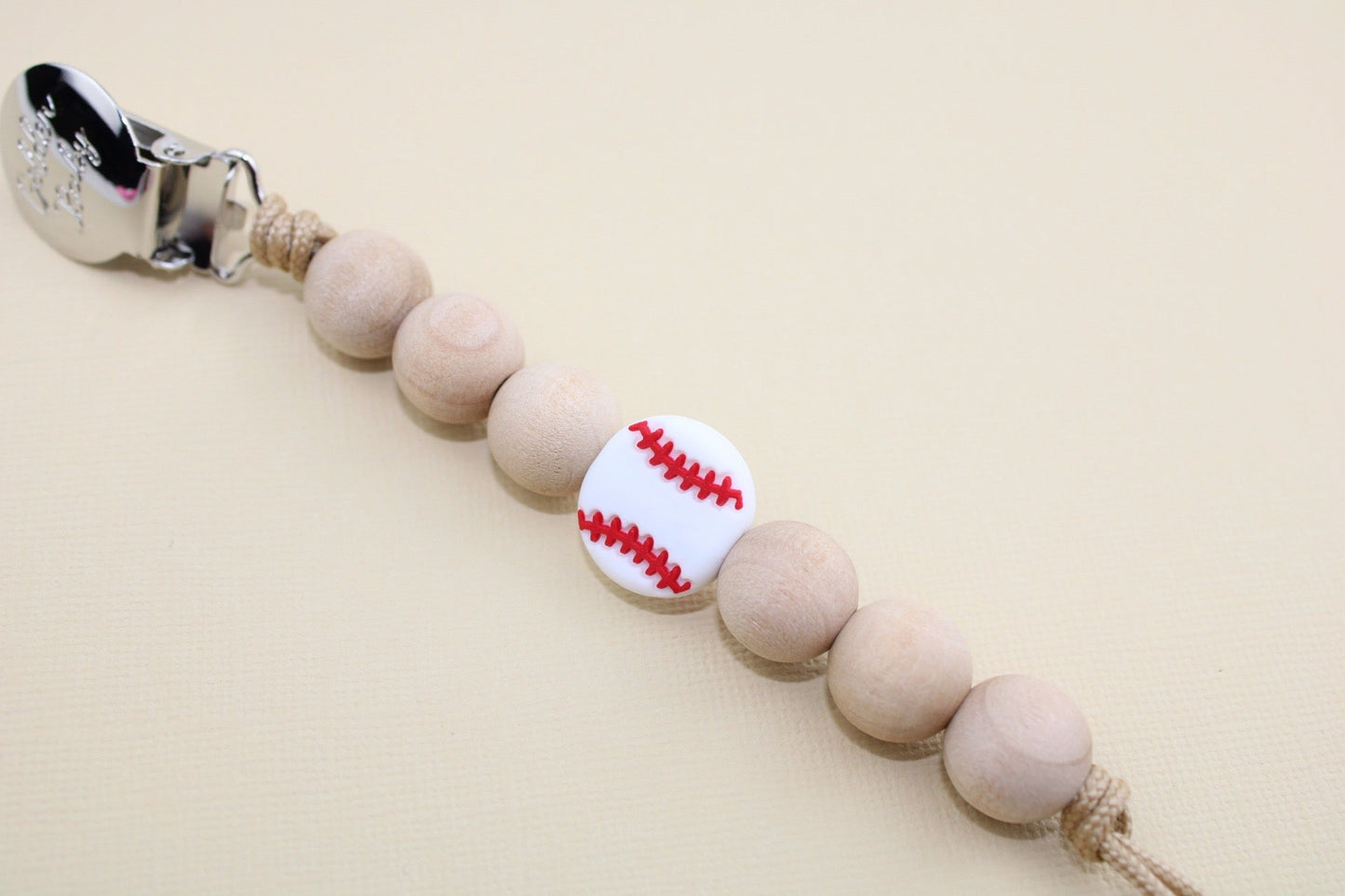 Pacifier Clips // Baseball