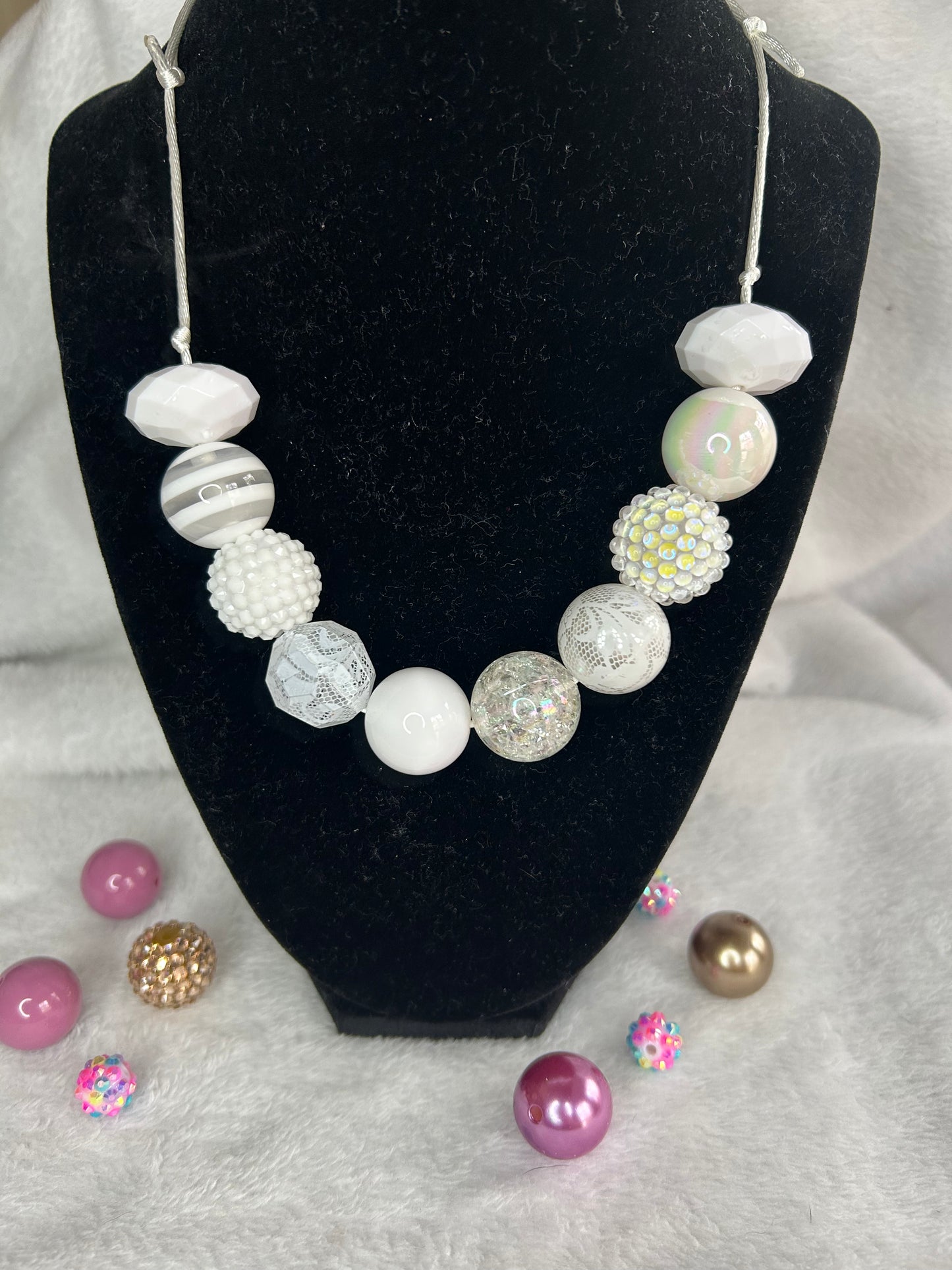 Bubblegum Beads Necklace #2