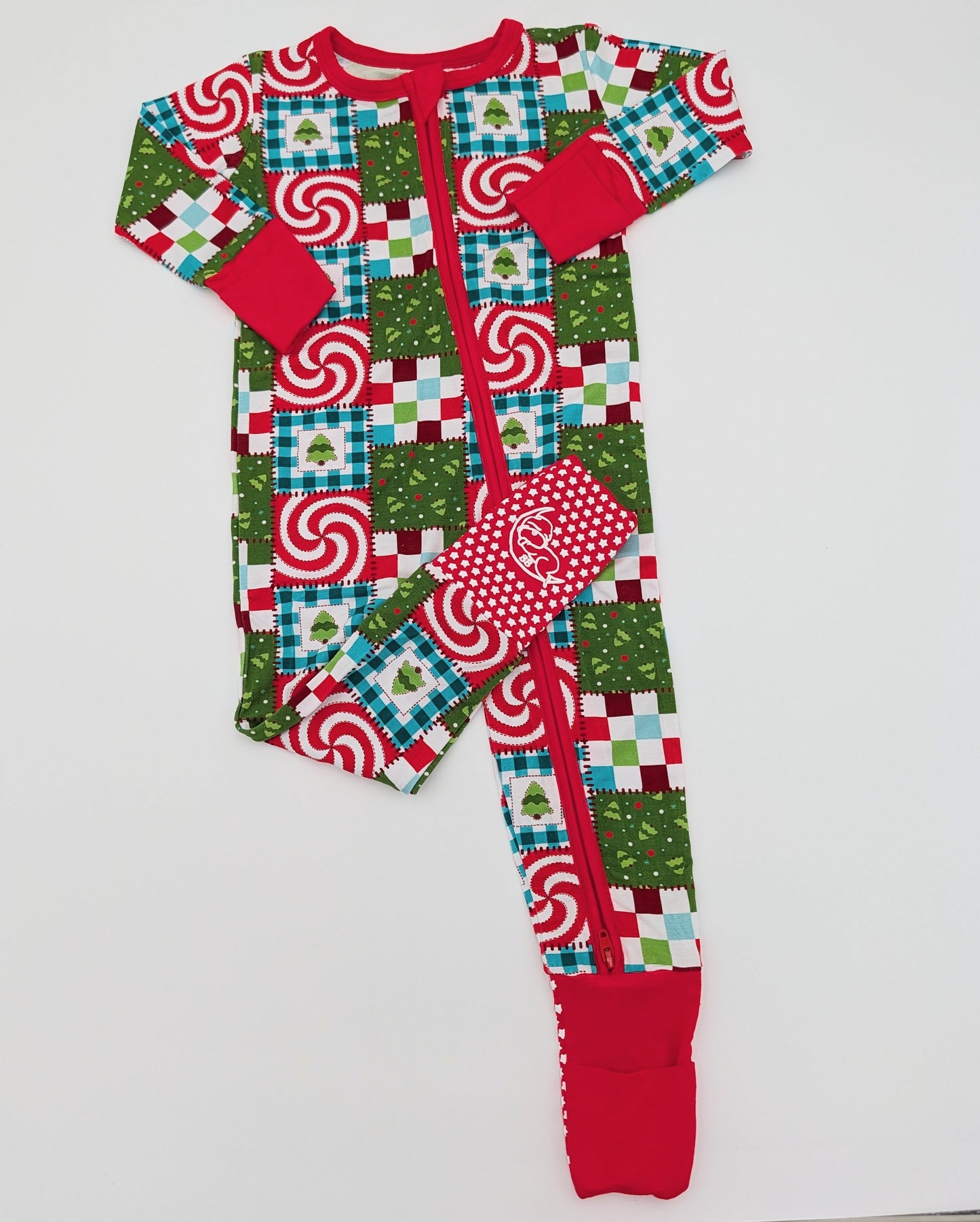 Patchwork Peppermint Zip