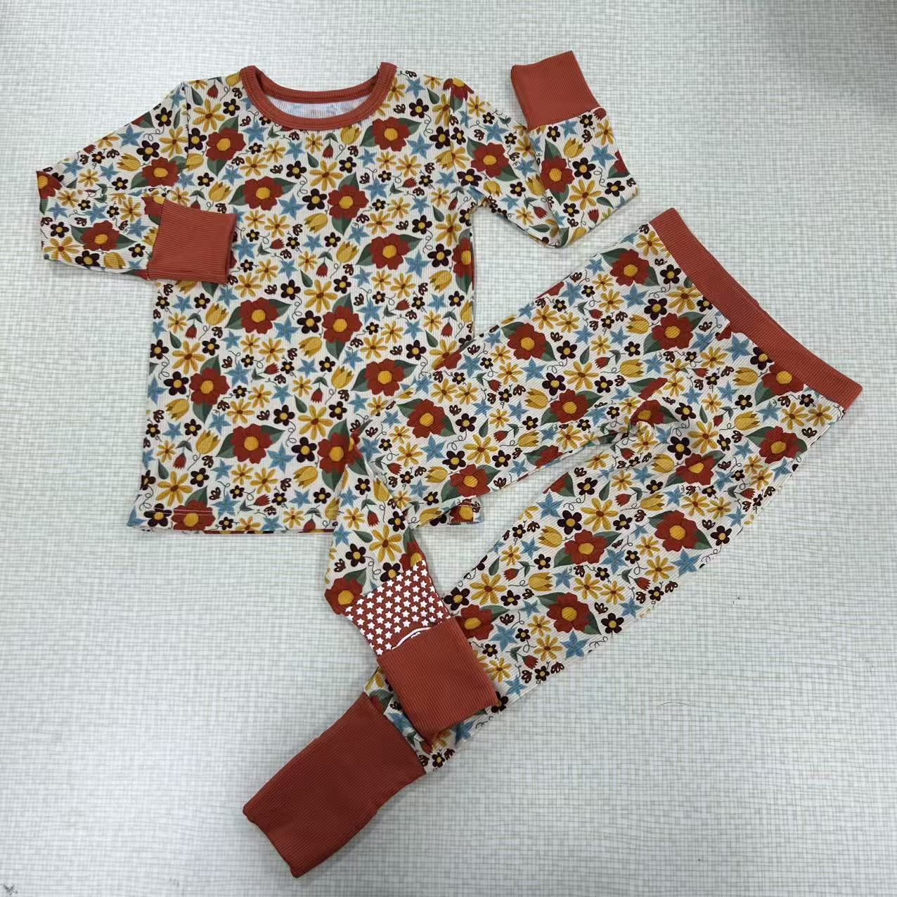 Harvest Bloom long sleeves with pants 2pc Set