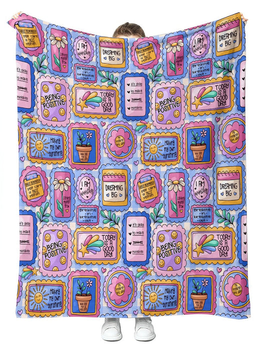 14. Self-Love Club Plush Blanket 50x60