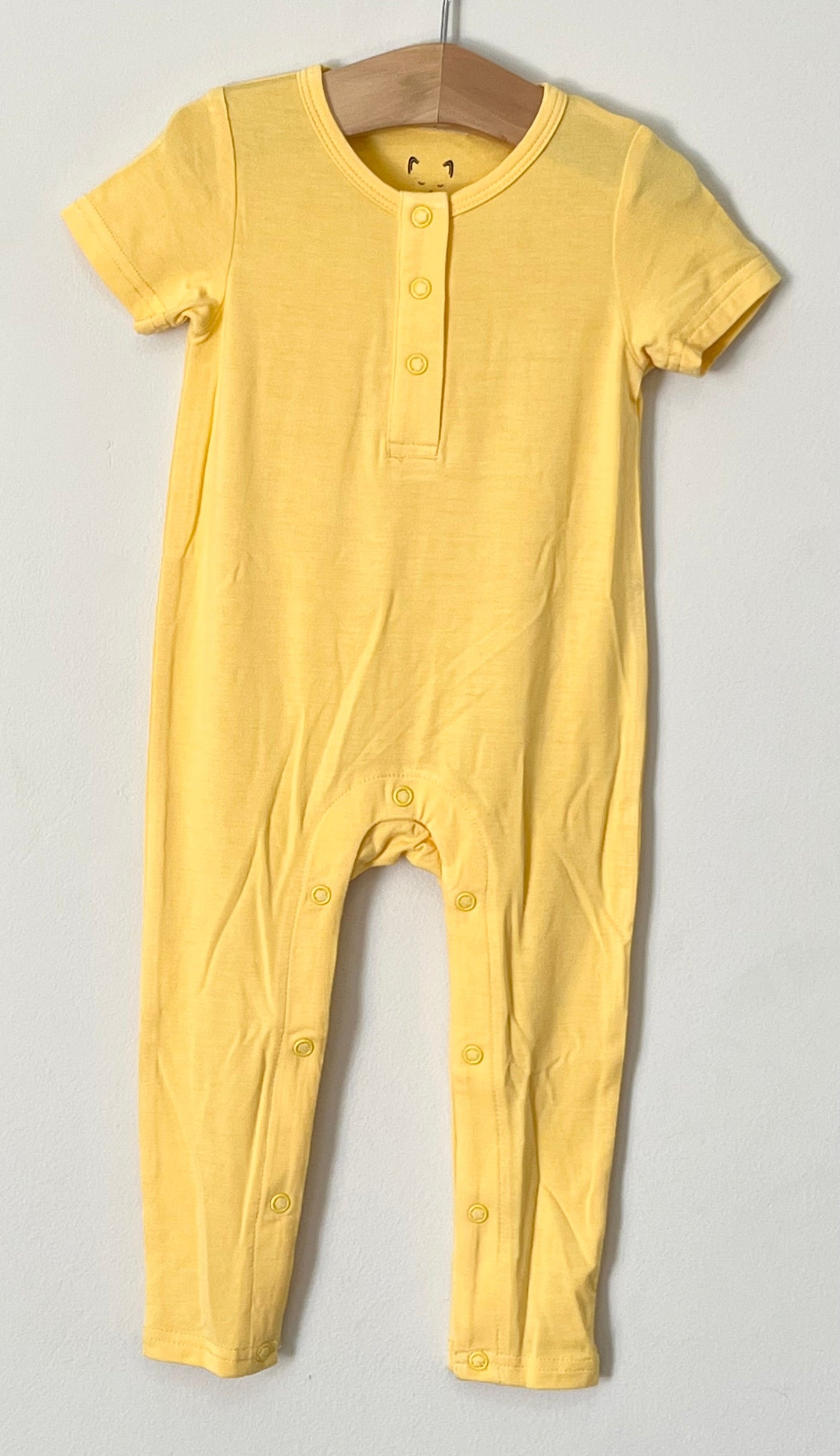 Snapdragon Yellow Bamboo One Piece Snap Romper