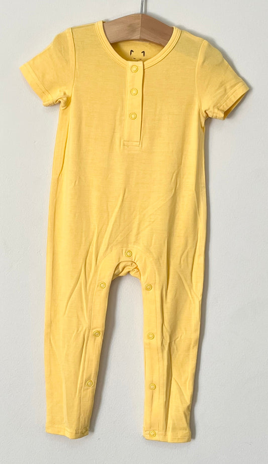 Snapdragon Yellow Bamboo One Piece Snap Romper