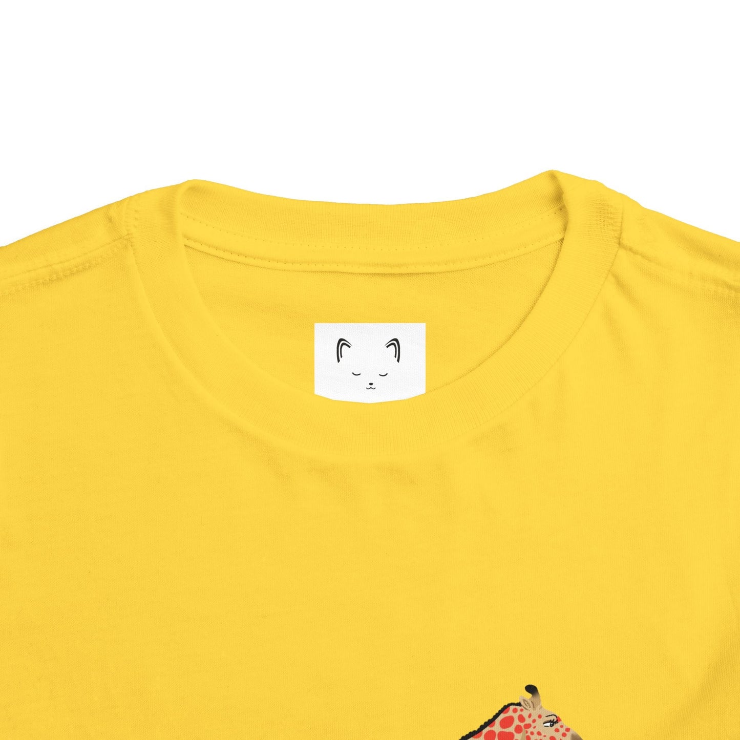 Rainbow on my Parade Giraffe Toddler Tee Shirt