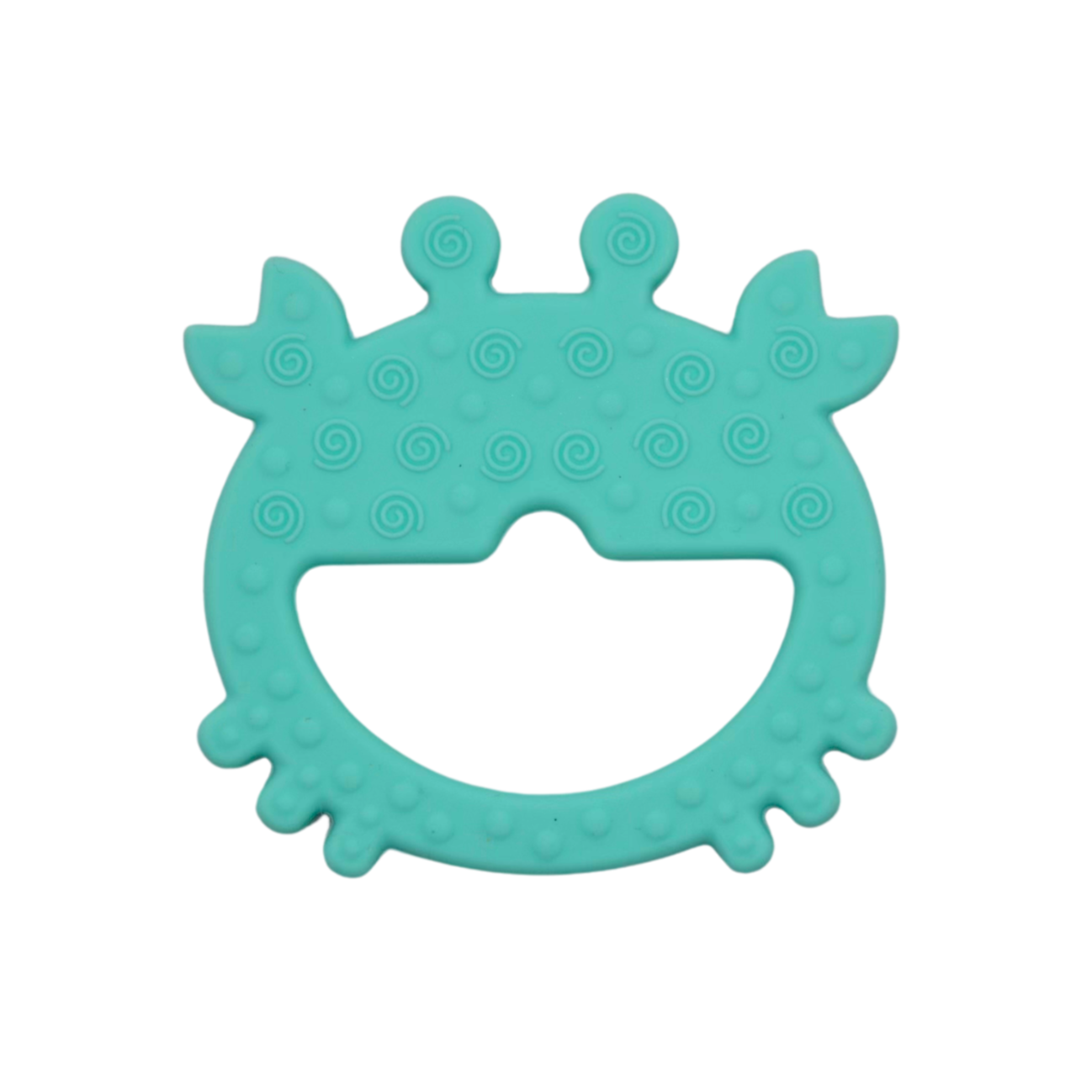 Crab Teether Set // Teal