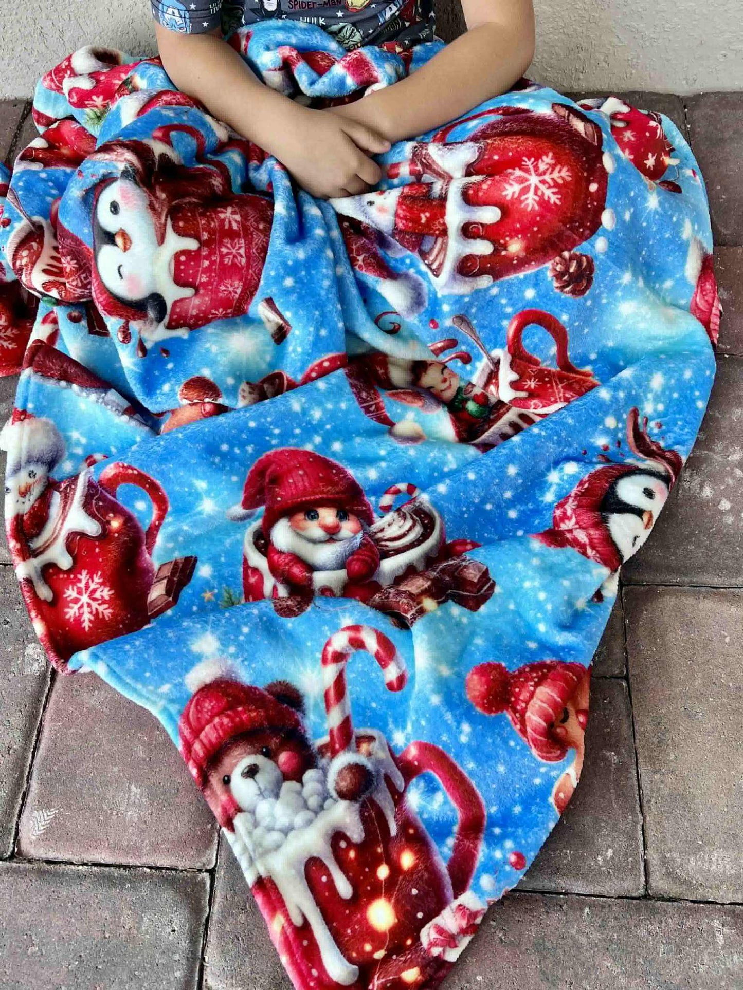 Cocoa Party Plush Blanket