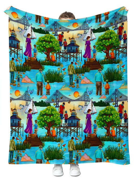 12. Always Near Plush Blanket 50x60