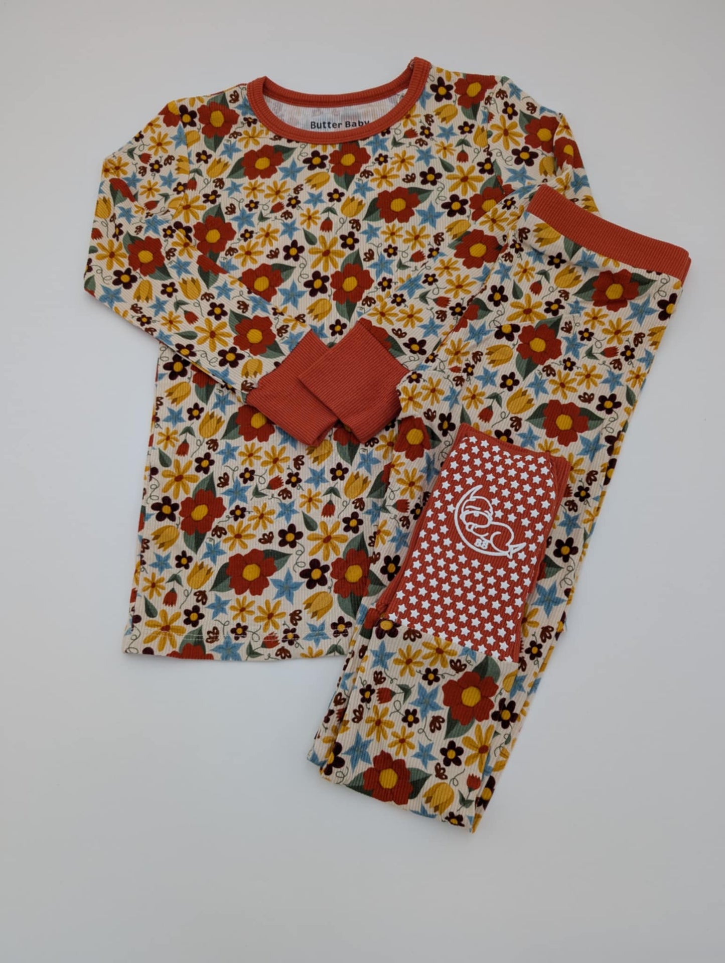 Harvest Bloom long sleeves with pants 2pc Set