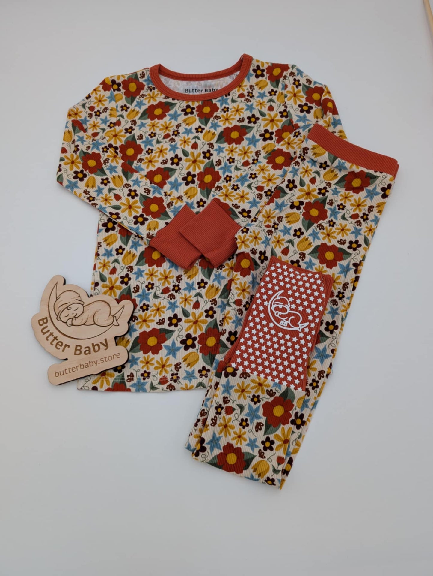 Harvest Bloom long sleeves with pants 2pc Set