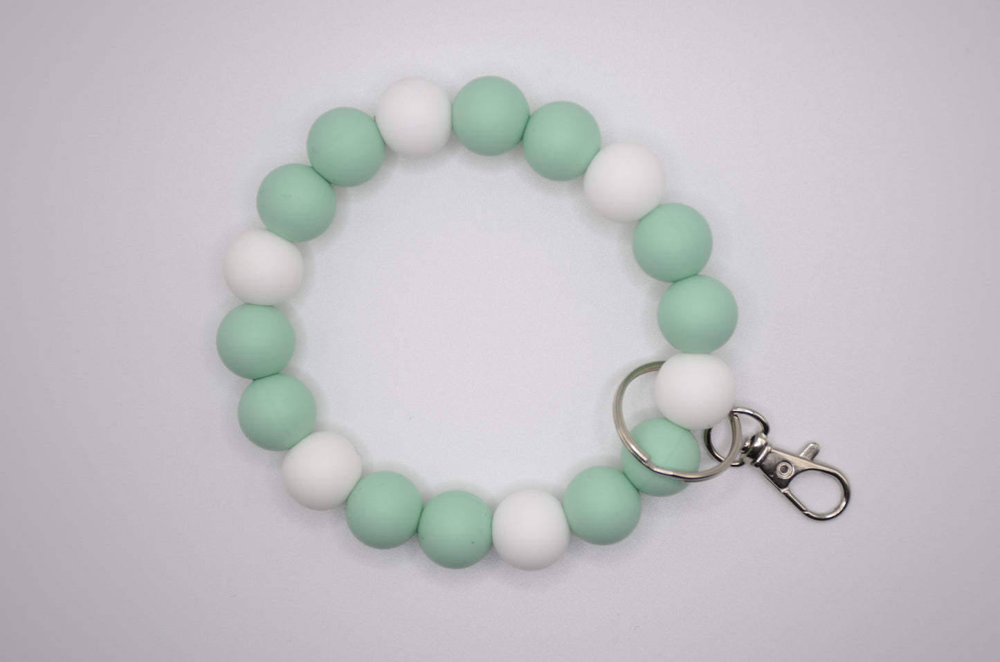 Aqua Succulent Wristlet