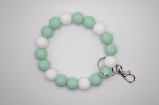 Aqua Succulent Wristlet