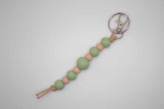 Sage Succulent Keychain