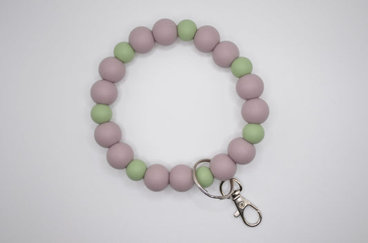 Lavender Succulent Wristlet