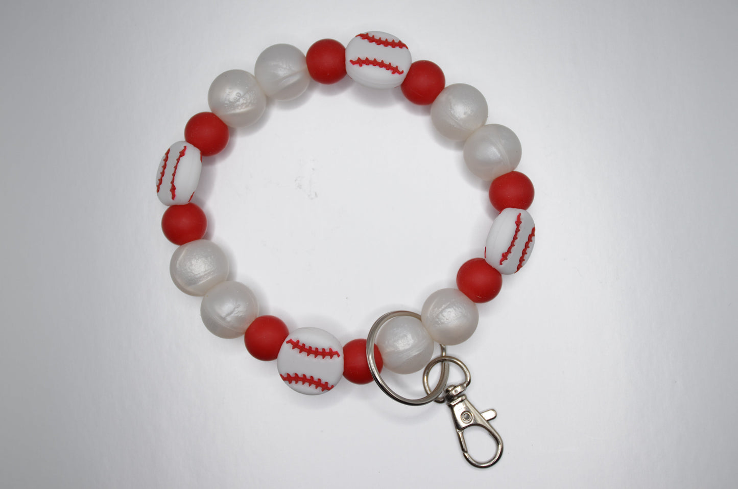 Baseball Pearl Wristlet