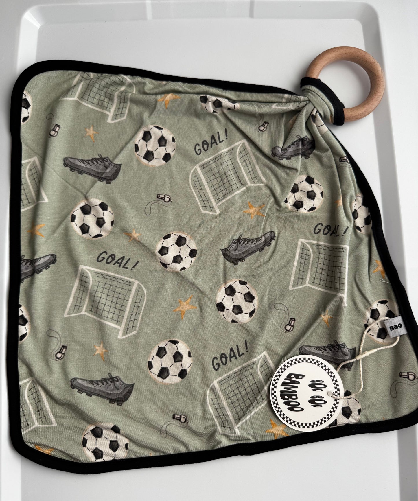 Shoot Your Shot Oversized Wooden Ring Lovey