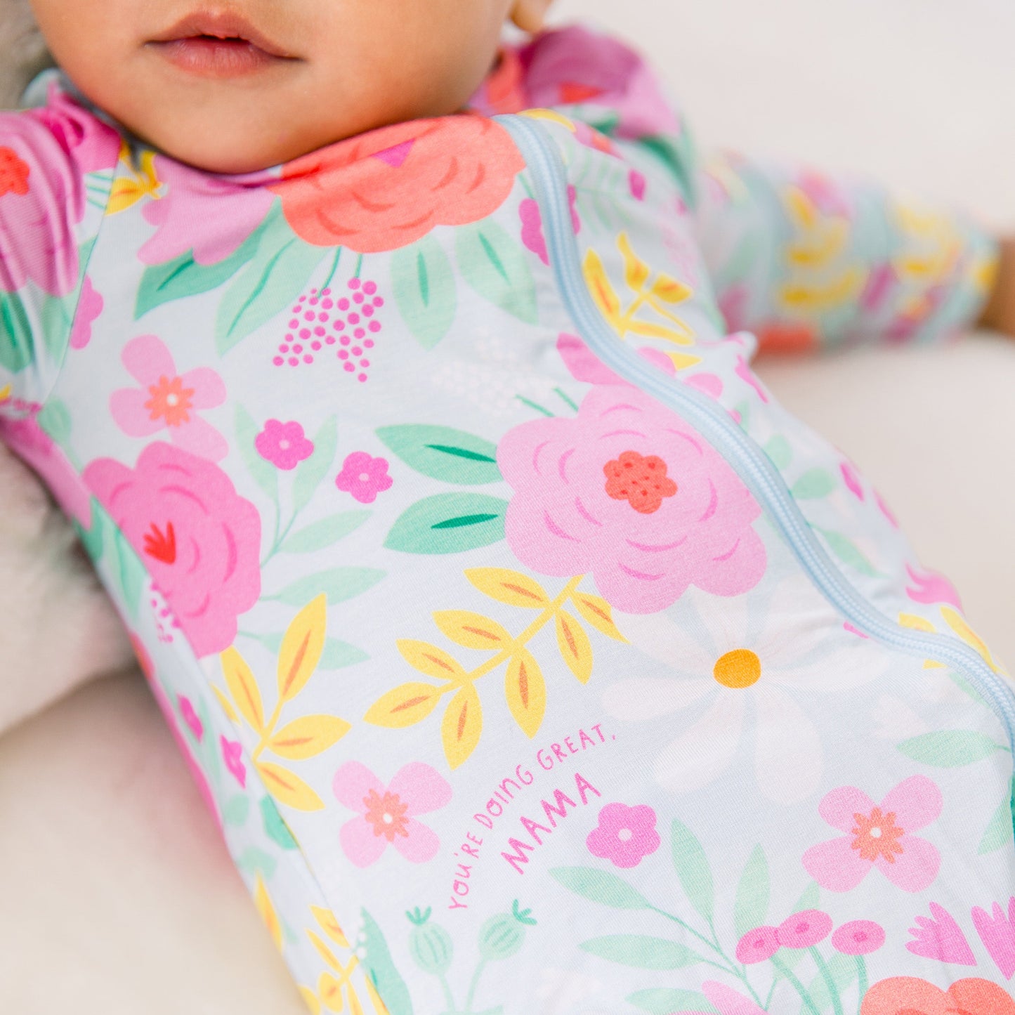 The Second-Skin Footless Romper | Flower Power