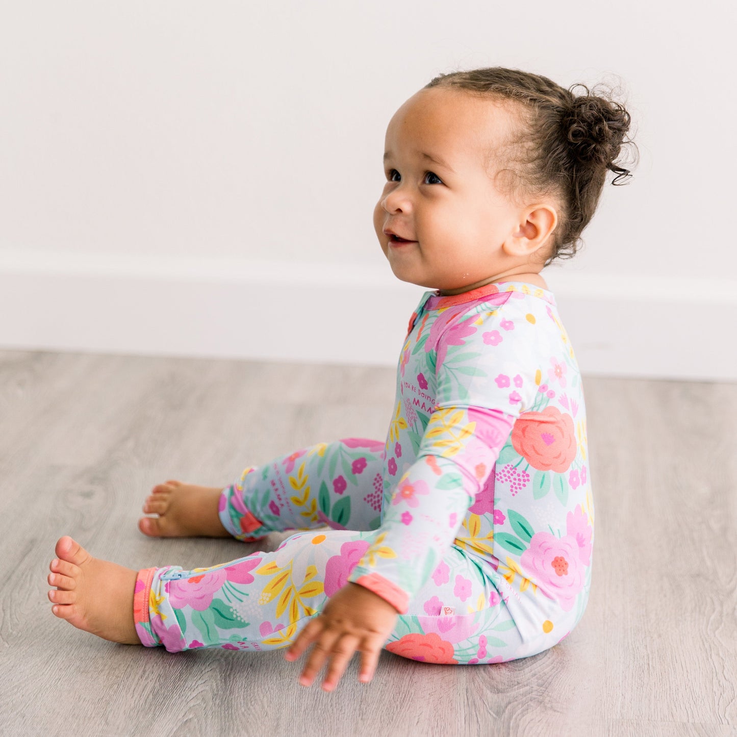 The Second-Skin Footless Romper | Flower Power