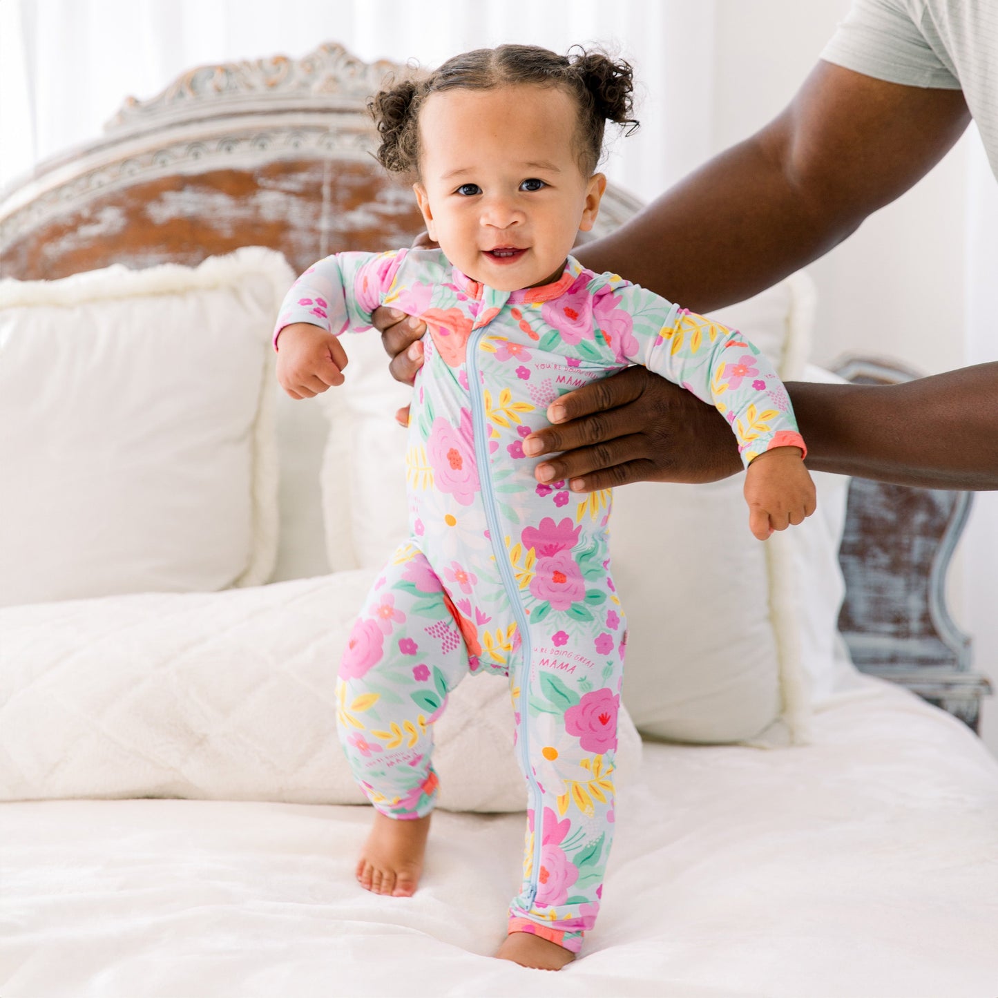 The Second-Skin Footless Romper | Flower Power
