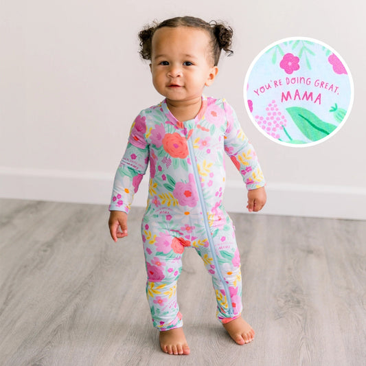 The Second-Skin Footless Romper | Flower Power