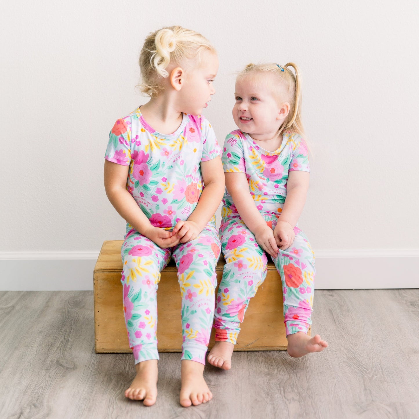 The Second-Skin 2-Piece Short Sleeve Pajama | Flower Power