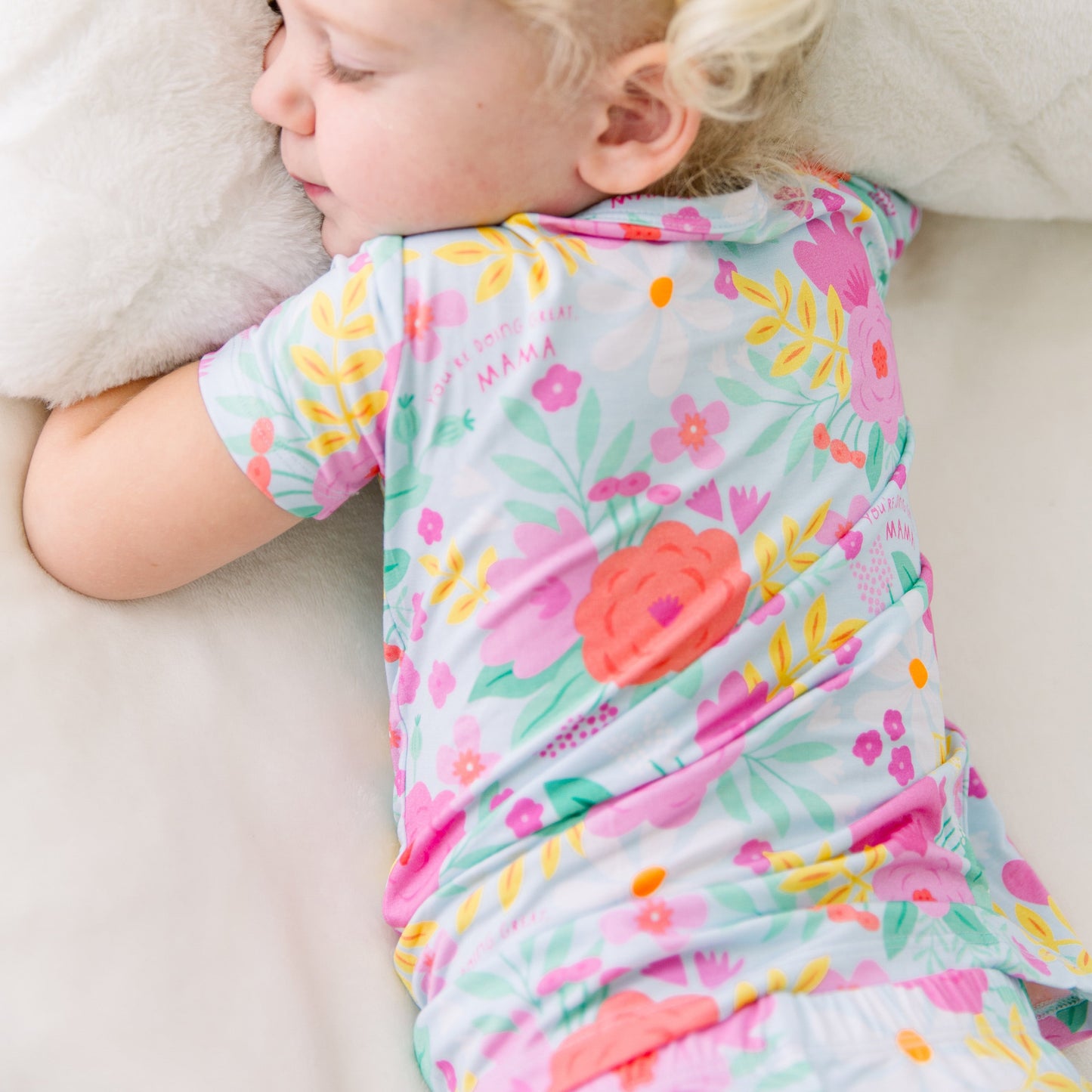 The Second-Skin 2-Piece Short Sleeve Pajama | Flower Power