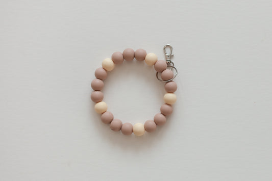 Tan Succulent Wristlet