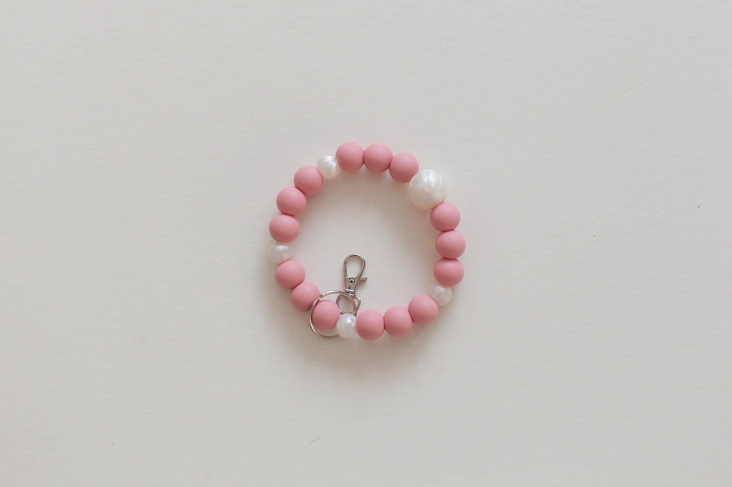 Mauve Succulent Wristlet