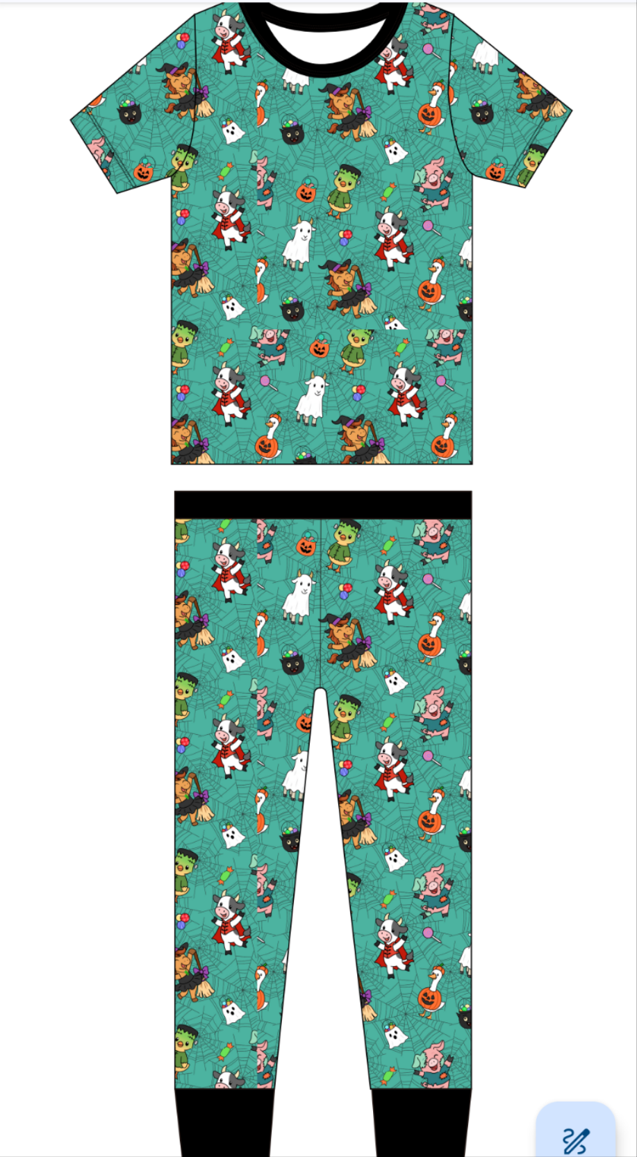 Boo Barn Bash Short Sleeve 2pc Set