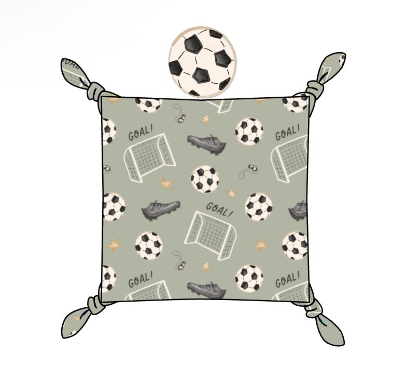 Shoot Your Shot Embroidered Lovey