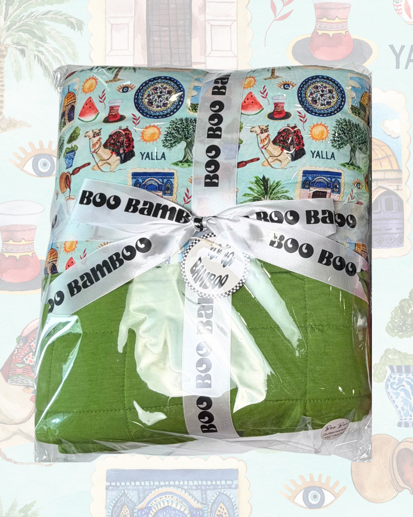 Yalla Quilted Bamboo Blanket - 60x60