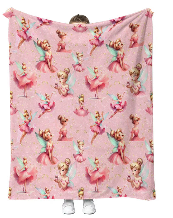 Pretty in Pink Plush Blanket