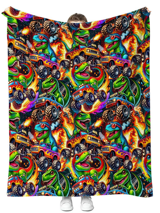 Monster Rex Plush Blanket