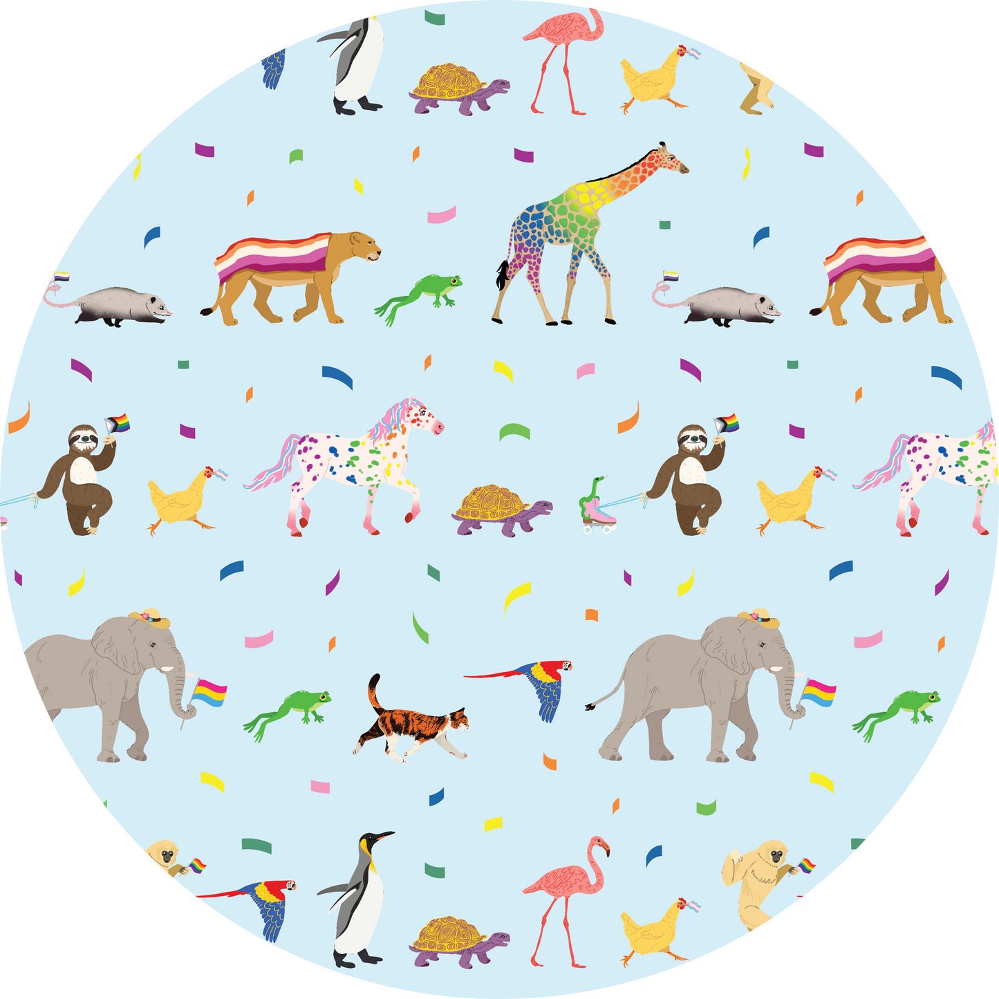 Rainbow on my Parade Bamboo Two Piece Pajama Set