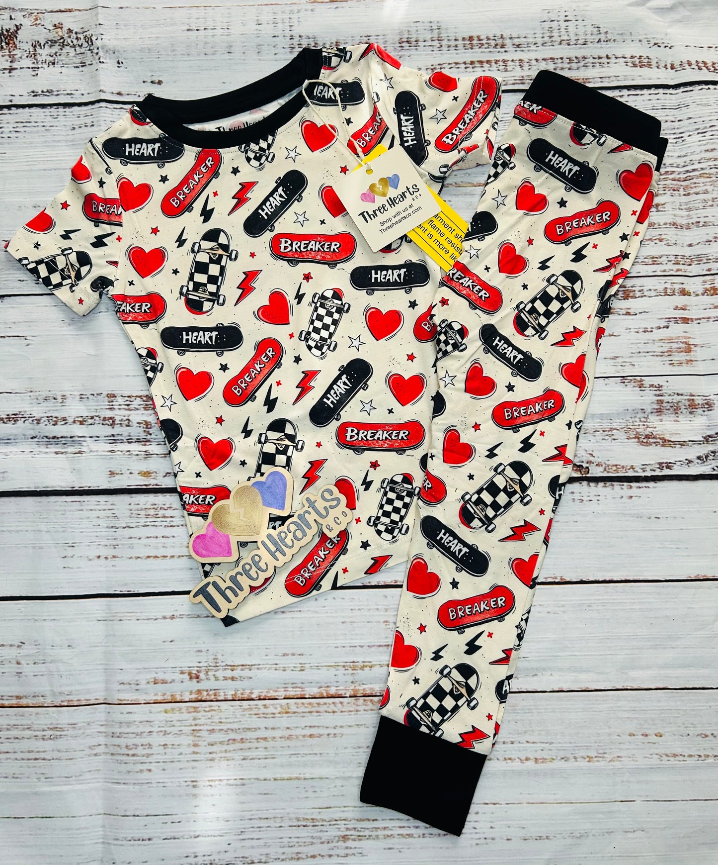 Kickflip Crush 2 Piece Pajamas