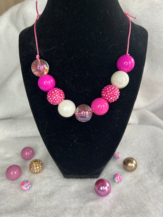 Bubblegum Beads Necklace #1