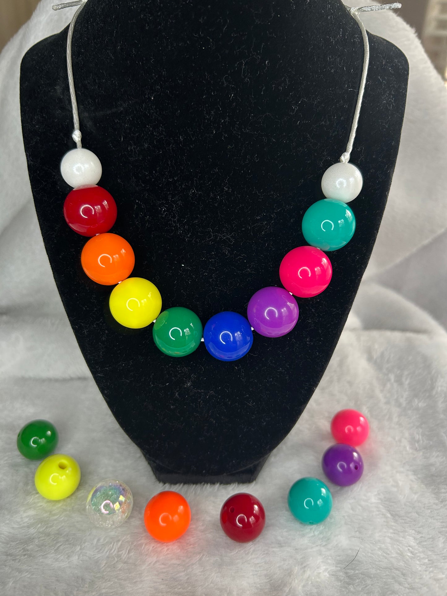 Bubblegum Beads Necklace #11