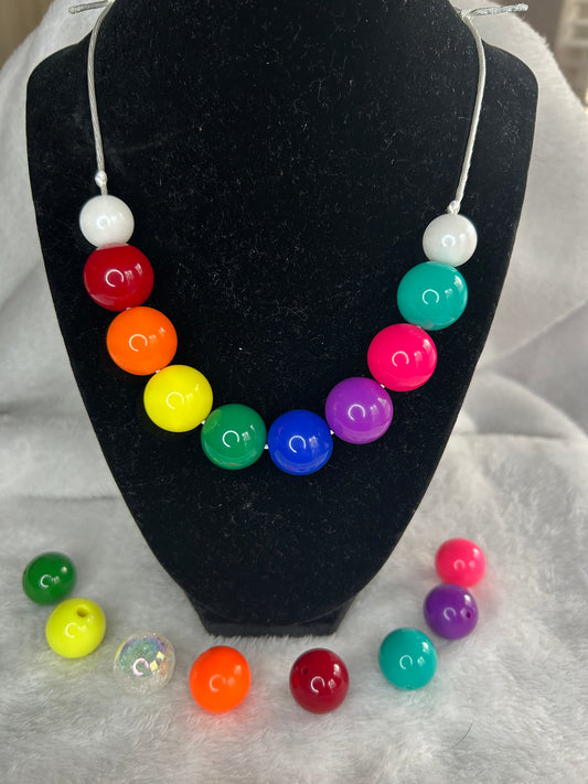 Bubblegum Beads Necklace #11