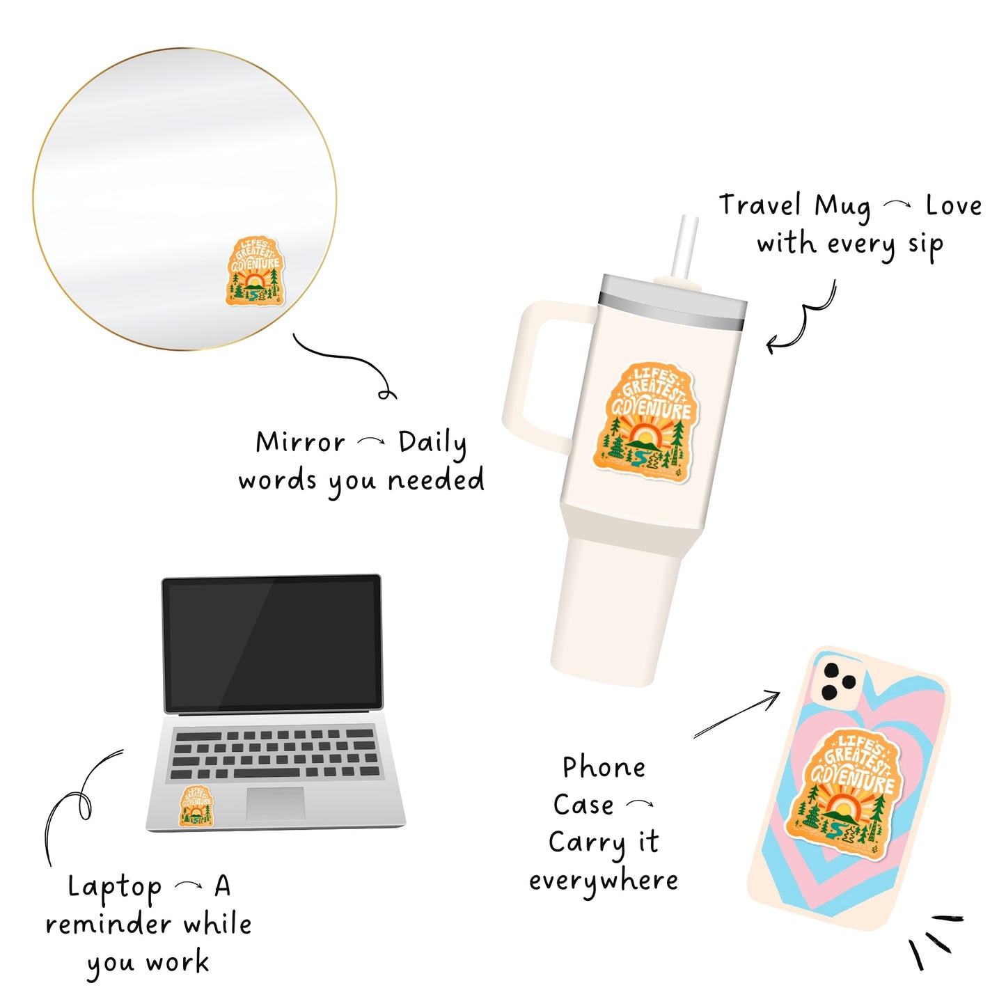 The "Life's Greatest Adventure" Sticker