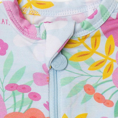 The Second-Skin Footless Romper | Flower Power