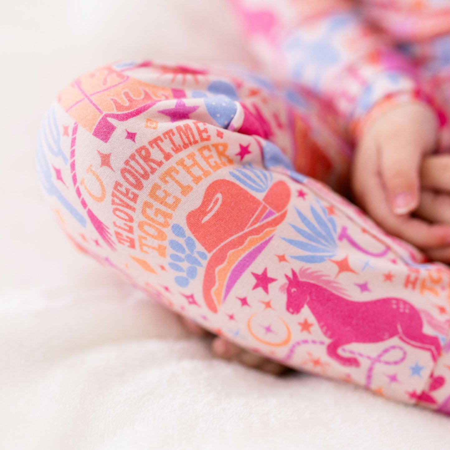 The Second-Skin 2-Piece Long Sleeve Pajama | Saddle Up