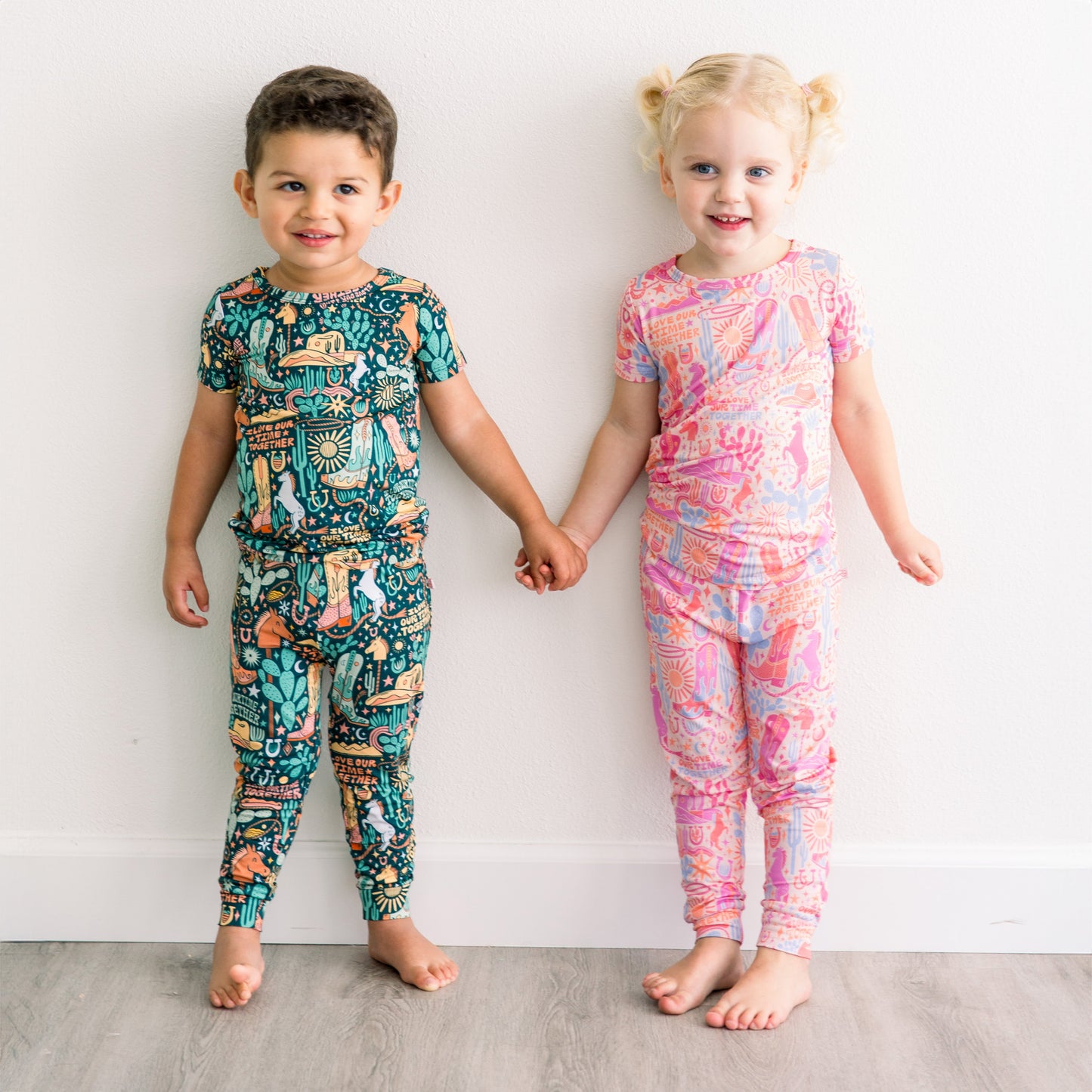 The Second-Skin 2-Piece Short Sleeve Pajama | Saddle Up