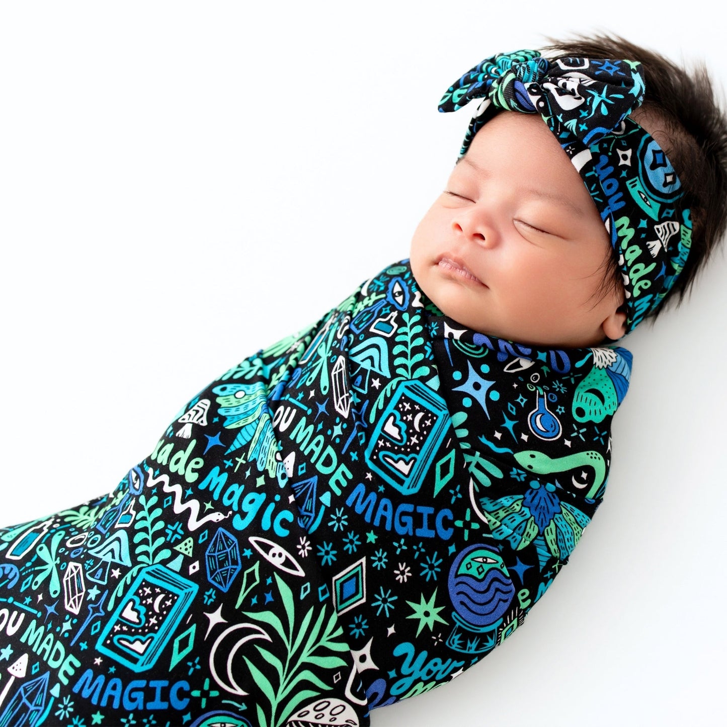 The SoftKnot Bow | Mystic Mama (Blue)