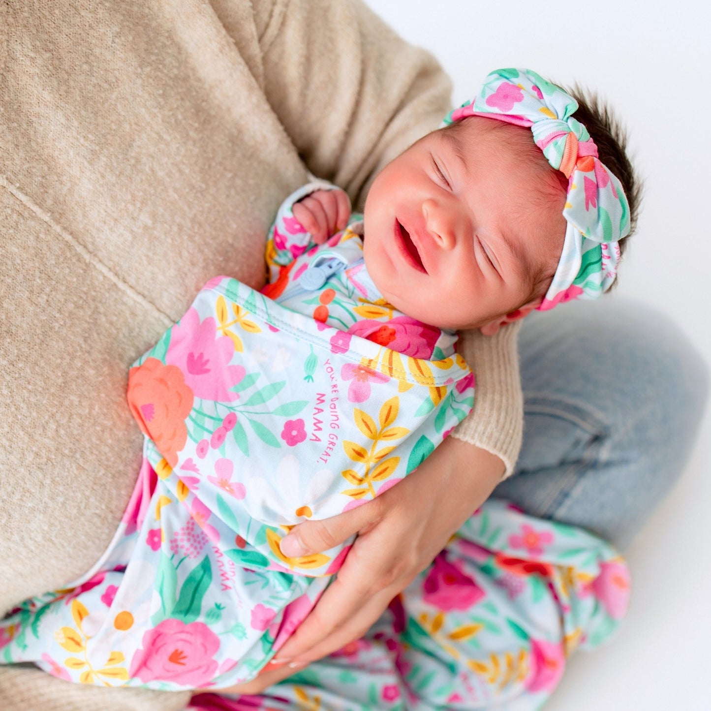 The Forever Swaddle Blanket | Flower Power