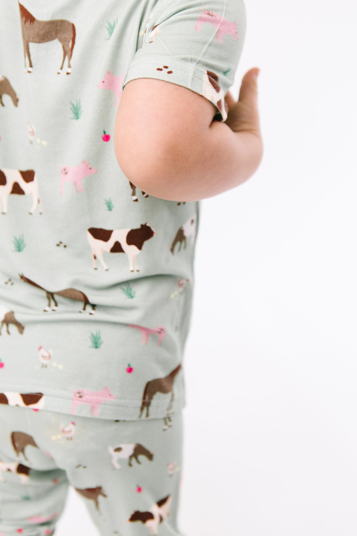 Grandpa’s Farm Two Piece Bamboo Viscose Pajamas Set