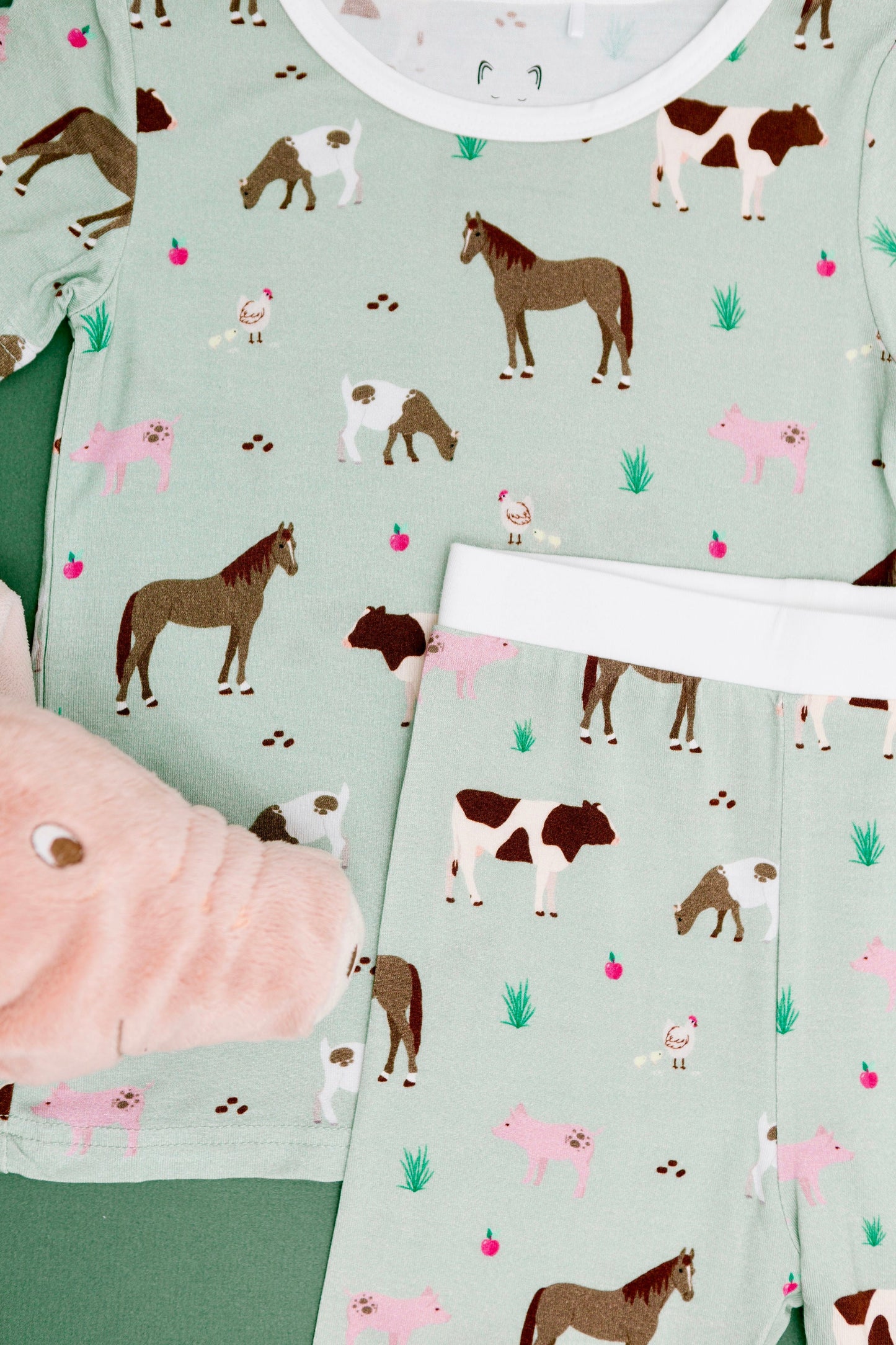 Grandpa’s Farm Two Piece Bamboo Viscose Pajamas Set